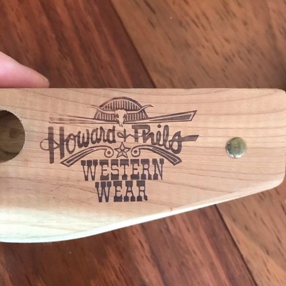 Vintage J Chisholm leather cowboy boots w/trees - Picture 15 of 16